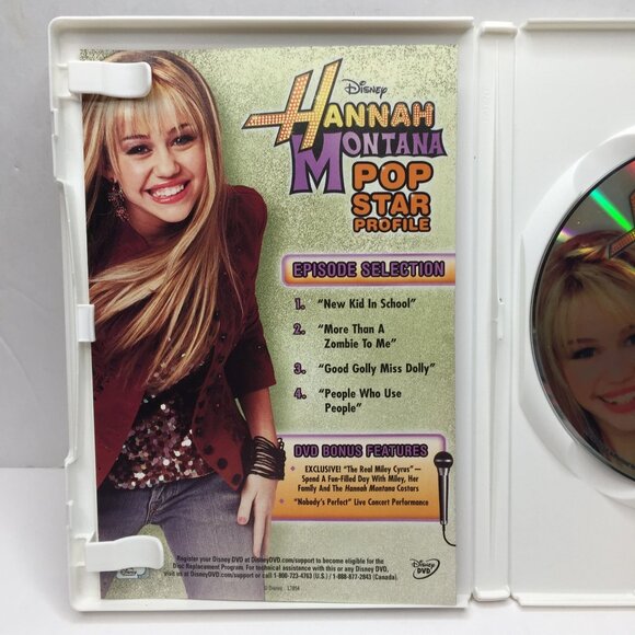Set 3 DVD Hannah Montana Pop Star Profile Life's You Make Both Worlds 3D Concert - Picture 3 of 16